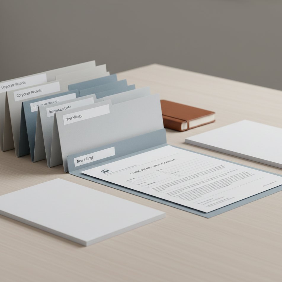 Corporate intake documents